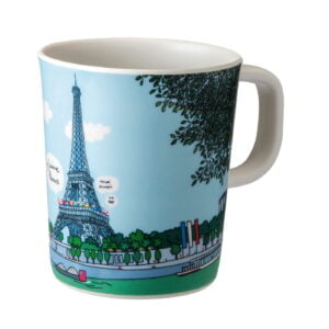 Pochette/porte-monnaie Zip Paris - Motif Tour Eiffel Monuments, Plastique, 14x10 Cm