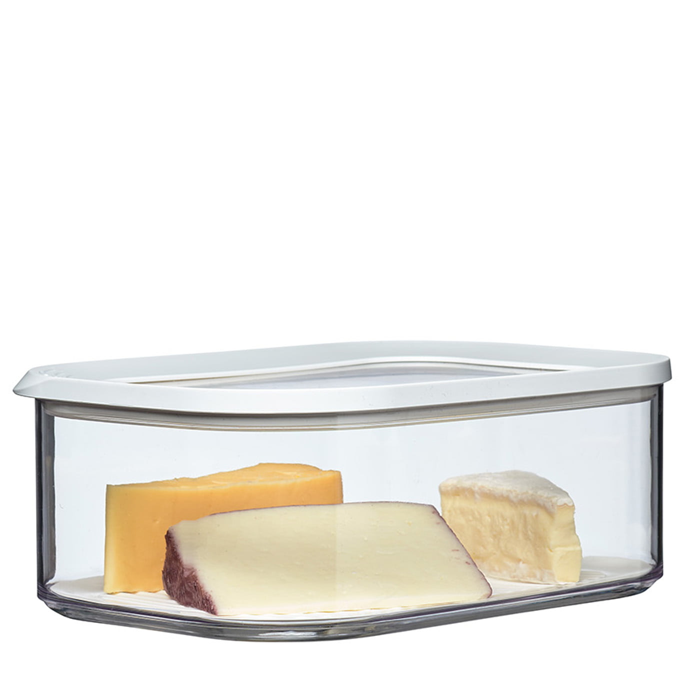 Boîte De Conservation Mepal Volumia 2.0 L - Blanc - Couvercle Inclus - En Mélamine - Empilable - Pour Rangement Et Service