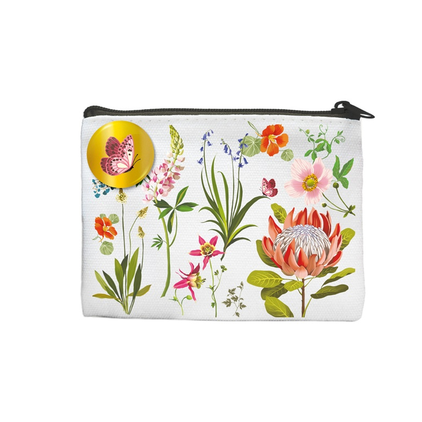 mini pochette fleurs